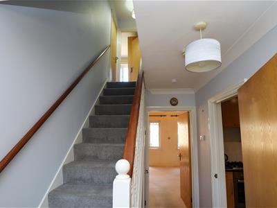 Stairs to 1st floor landing